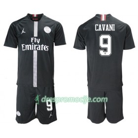 Paris Saint Germain Dres Cavani 9 Jodan Crna Dječji Treći 2018/19 Kratkih Rukava
